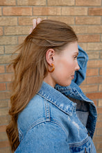 Load image into Gallery viewer, Tara Hoops - Light Amber