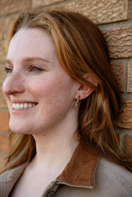 Load image into Gallery viewer, Cam Mini Hoops - Shimmering Taupe
