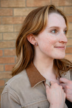 Load image into Gallery viewer, Sophie Studs - Shimmering Taupe
