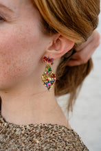 Load image into Gallery viewer, Vintage Ornament Earrings - Gold Tinsel