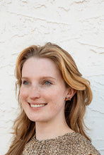 Load image into Gallery viewer, Noelle Bow Studs - Red Tinsel