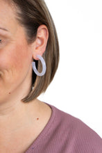 Load image into Gallery viewer, Josie Hoops - White