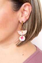 Load image into Gallery viewer, Wren Earrings - Peachy Pink