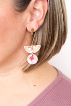 Load image into Gallery viewer, Wren Earrings - Peachy Pink