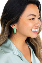 Load image into Gallery viewer, Chloe Hoops - Sage