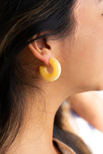 Load image into Gallery viewer, Chloe Hoops - Yellow