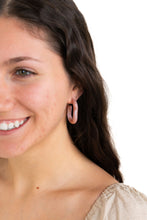 Load image into Gallery viewer, Joanna Hoops - Vintage Rose