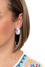 Load image into Gallery viewer, Chloe Hoops - White