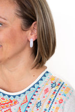 Load image into Gallery viewer, Chloe Hoops - White