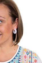 Load image into Gallery viewer, Chloe Hoops - White