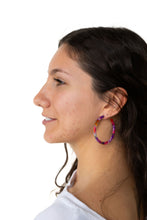 Load image into Gallery viewer, Cameron Hoops - Paradise Pink