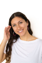 Load image into Gallery viewer, Cameron Hoops - Paradise Pink