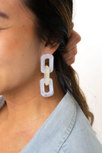 Load image into Gallery viewer, Tabitha Earrings - White & Beige