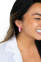 Load image into Gallery viewer, Chloe Hoops - Pink