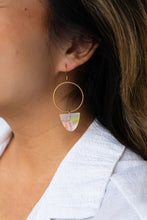 Load image into Gallery viewer, Iris Earrings Large - Iridescent Neon