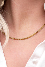 Load image into Gallery viewer, Luxe Gold Rope Chain - 16"