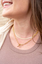 Load image into Gallery viewer, Luxe Gold Delicate Herringbone Chain - 16"