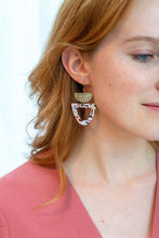 Load image into Gallery viewer, Irene Earrings - Marble Confetti