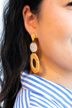 Load image into Gallery viewer, Lana Earrings - Dark Rattan