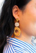 Load image into Gallery viewer, Lana Earrings - Dark Rattan