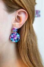 Load image into Gallery viewer, Addy Earrings - Purple Party