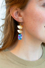 Load image into Gallery viewer, Elena Earrings - Purple Party