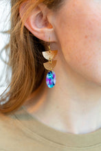 Load image into Gallery viewer, Elena Earrings - Purple Party