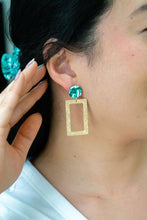 Load image into Gallery viewer, Rebecca Earrings - Sea Green