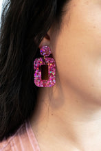 Load image into Gallery viewer, Margot Earrings - Pink Glitter