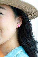 Load image into Gallery viewer, Kate Studs - Hot Pink