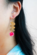Load image into Gallery viewer, Hazel Earrings - Tropical Pink