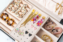 Load image into Gallery viewer, Jewelry Travel Case Box - Black
