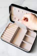 Load image into Gallery viewer, Jewelry Travel Case Box - Black