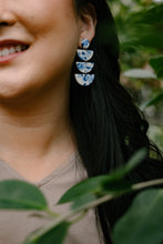 Load image into Gallery viewer, Kennedy Earrings - Greek Goddess Blue