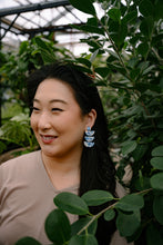 Load image into Gallery viewer, Kennedy Earrings - Greek Goddess Blue