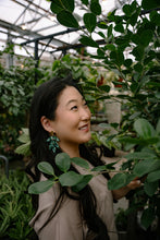 Load image into Gallery viewer, Kailani Earrings - Palm Lustre