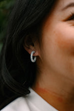 Load image into Gallery viewer, Micro Cam Mini Hoops - Saltwater Blue