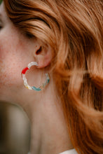 Load image into Gallery viewer, Posey Hoops - Technicolor