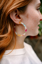 Load image into Gallery viewer, Cameron Hoops - Technicolor