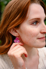 Load image into Gallery viewer, Magnolia Hoops - Hibiscus