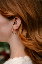 Load image into Gallery viewer, Magnolia Hoops - Aqua