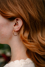 Load image into Gallery viewer, Magnolia Hoops - Alpine Green