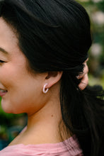 Load image into Gallery viewer, Micro Cam Mini Hoops - Powder Pink Dot