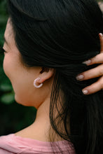 Load image into Gallery viewer, Micro Cam Mini Hoops - Powder Pink Dot