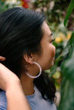 Load image into Gallery viewer, Cameron Hoops - Lilac Quartz