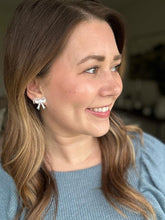 Load image into Gallery viewer, Bow Studs - Light Blue