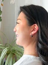 Load image into Gallery viewer, Luxe Selena Hoops - Silver