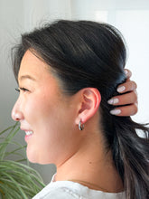 Load image into Gallery viewer, Luxe Selena Hoops - Silver