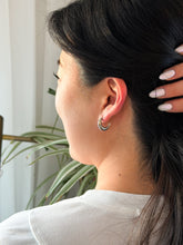 Load image into Gallery viewer, Luxe Selena Hoops - Silver