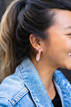 Load image into Gallery viewer, Joanna Hoops - Vintage Rose